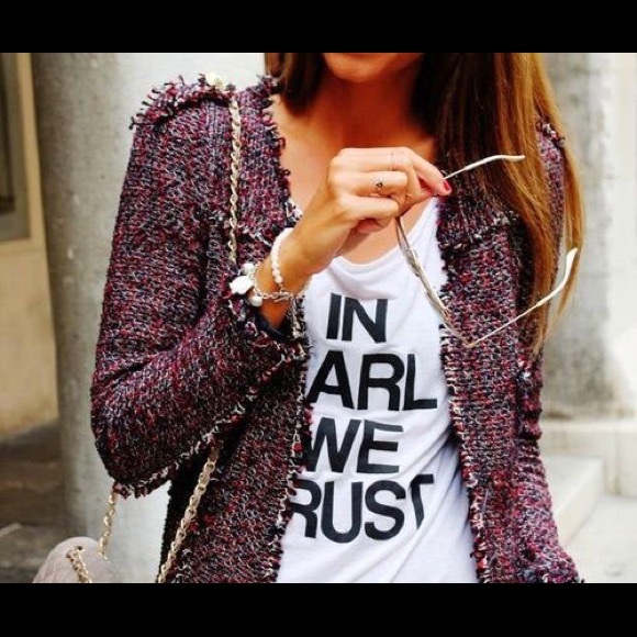 Zara Jackets & Blazers - Zara Chanel-Style Jacket